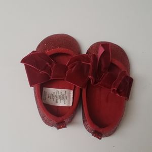 Red shoes 6-9 months